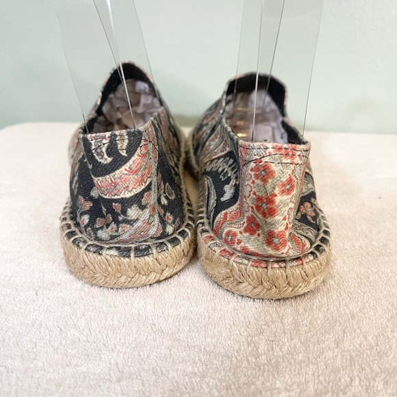 Isabel Marant Etoile Women's Paisley Print Slip On Espadrilles Shoes Size 38 - Picture 3 of 7
